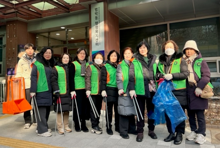 부천 범박동, 신년맞이 자율방재단 예찰활동 실시