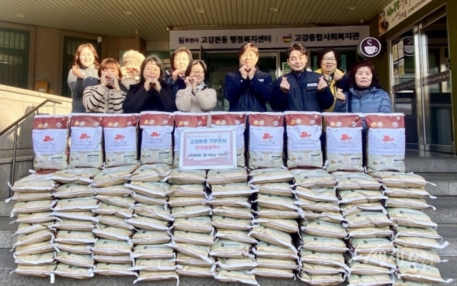 부천 한국엘레텍㈜, 고강본동에 설맞이 백미 1,000kg 기탁