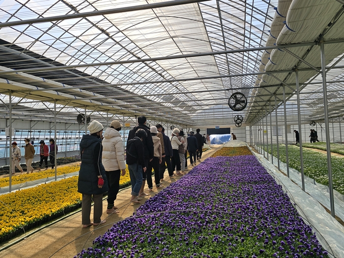 3-2시민들이 여월 꽃양묘장에 조성된 맨발길을 이용하고 있다.JPG